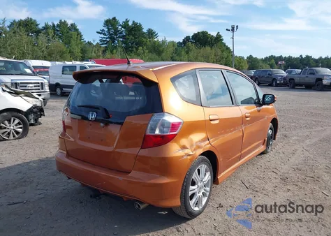 2010 Honda Fit Sport from USA, damaged, VIN JHMGE8H4XAS012327